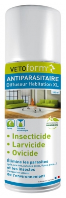 Vetoform Antiparasitaire Diffuseur Habitation XL 250 ml (à utiliser avant fin 06/2022)