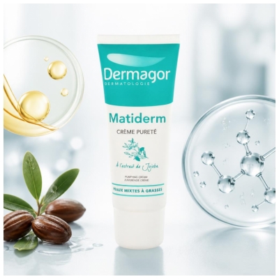 Dermagor Matiderm Matifying And Seboregulating Cream 40ml
