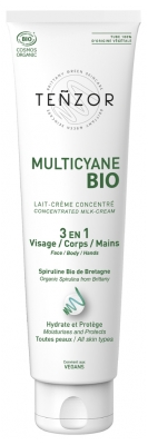 Teñzor Multicyane Organic 3 w 1 Kremowe Mleczko do Twarzy, Ciała i Rąk 150 ml