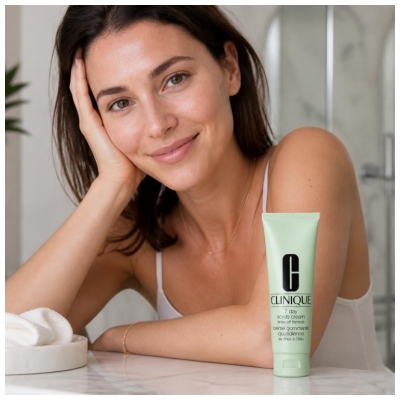 Clinique 7 Day Scrub Cream Crème Gommante Quotidienne Tous Types de Peau 100 ml