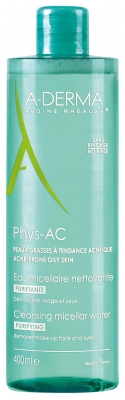 A-DERMA Phys-AC Purifying Cleansing Micellar Water 400ml