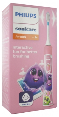 Philips For Kids HX6352/42 Szczoteczka Elektryczna do Zębów Różowa - Kolor: Róźa