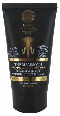 Natura Siberica Men The Mammoth Shaving Clay & Mask 2-in-1 150ml