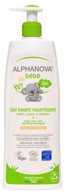 Alphanova Bébé Gel Lavant Nourrissant Bio 500 ml