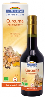 Biofloral Grands Elixirs Curcuma Antioxydant Bio 375 ml