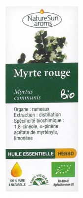 NatureSun Aroms Organic Essential Oil Red Myrtle (Myrtus Communis) 5ml