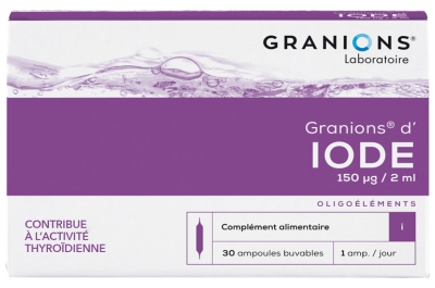 Granions 30 Phials of Iodin