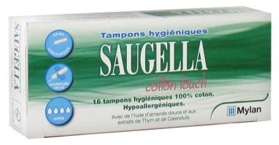 Saugella Cotton Touch 16 Super Sanitary Tampons