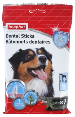 Beaphar Bastoncini Dentali per Grandi Cani 7 Bastoncini