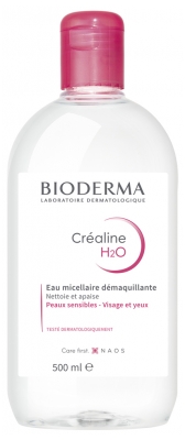 Bioderma Créaline H2O Agua Micelar Desmaquillante 500 ml