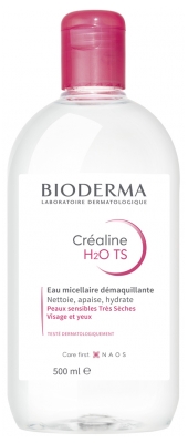 Bioderma Créaline H2O TS Eau Micellaire Démaquillante 500 ml