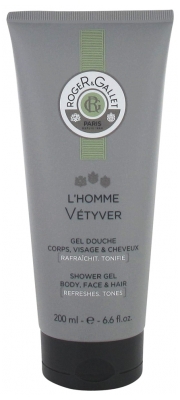 Roger & Gallet L'Homme Vétyver Gel Douche Corps Visage & Cheveux 200 ml