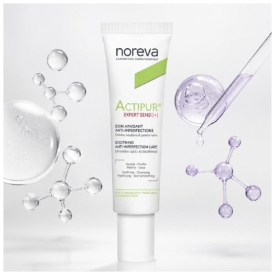 Noreva Actipur Expert Sensi[+] Łagodząca Pielęgnacja Przeciw Niedoskonałościom 30 ml