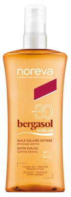 Noreva Bergasol Sublim SPF30 Satin Sun Oil 125ml