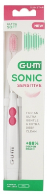GUM Sonic Sensitive Brosse à Dents Ultra Souple 4101
