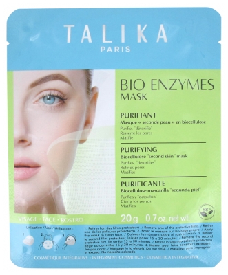 Talika Bio Enzymes Mask Masque Purifiant Seconde Peau 20 g