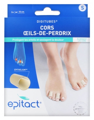 Epitact Digitubes Liktornar Oeil de Perdrix Set om 3 - Storlek: S