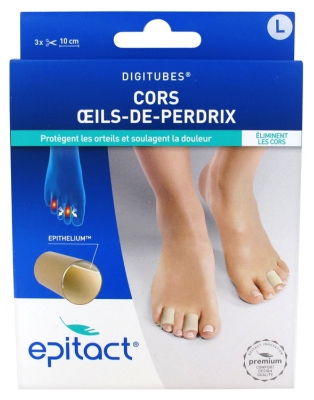 Epitact Digitubes Liktornar Oeil de Perdrix Set om 3 - Storlek: L