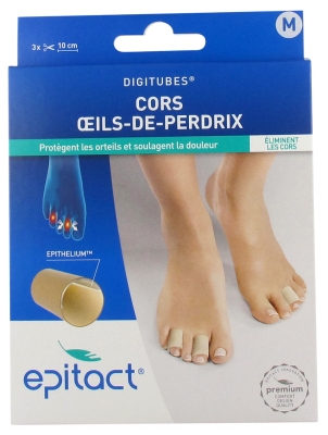 Epitact Digitubos Calos Olhos de Perdiz Kit de 3