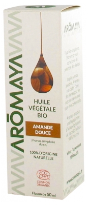 Aromaya Bio Saldās Mandeļu Augu Eļļa 50 ml