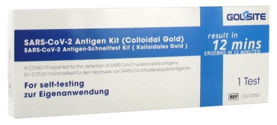 Goldsite Covid-19/SARS-CoV-2 Antigen Detection Kit Single Nasal Test