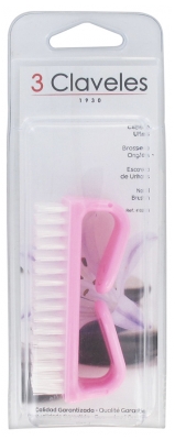 3 Claveles Nail Brush - Colour: Pink