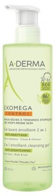 A-DERMA Exomega Control 2in1 Gel Detergente Antigraffio 500 ml