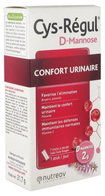 Nutreov Cys-régul D-Mannose Urinary Comfort 7 Sticks