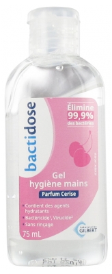 Gilbert Bactidose Gel Hygiène Mains 75 ml - Parfum : Cerise