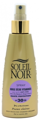 Soleil Noir Vitaminizirano Suho Olje SPF30 Spray 150 ml
