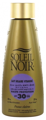 Soleil Noir Vitaminised Sun Milk High Protection SFF30 150ml