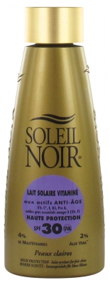 Soleil Noir Vitaminizuotas Apsaugos nuo Saulės Pienelis SPF30 150 ml