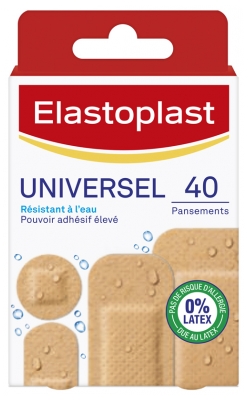 Elastoplast Universal Plaster 40 Plasters 4 Sizes