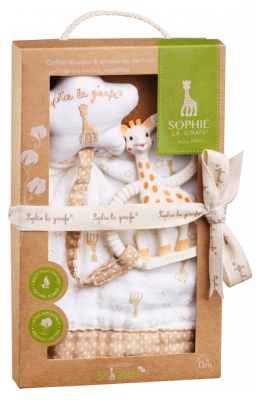 Sophie la Girafe So'Pure Set Comforter & Teething Ring 0 Month and +