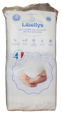 Libellys Non-Irritating Dermo-Sensitive Diapers Size 5 (12-25kg) 44 Diapers