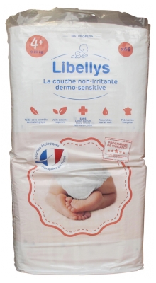 Libellys La Couche Non-Irritating Dermo-Sensitive Size 4+ (9-20kg) 46 Diapers