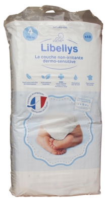 Libellys La Couche Non-Irritating Dermo-Sensitive Size 4 (7-18kg) 48 Diapers