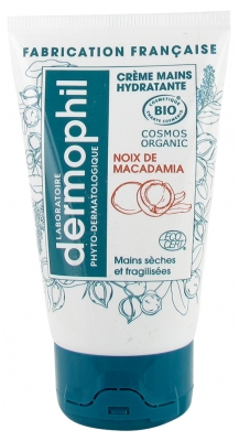 Dermophil Indien Crème Mains Hydratante Bio 50 ml - Senteur : Noix de Macadamia