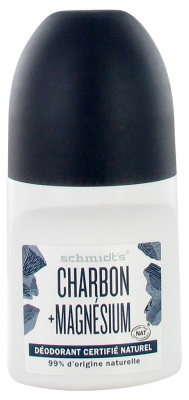 Schmidt's Roll-On Deodorant Charcoal + Magnesium 50ml