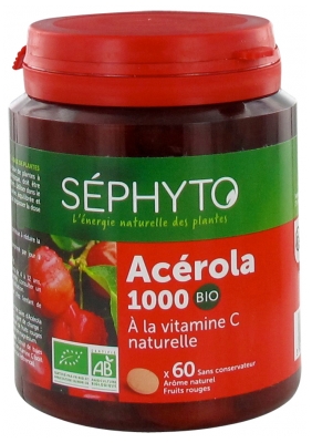 Séphyto Acérola 1000 Bio 60 Comprimés