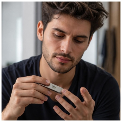 Vitry Men Care Manicure Nail Trimmer Extra-Plat Stainless Steel