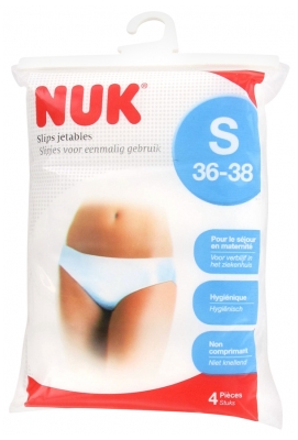 NUK Disposable Panties 4 Pieces - Size: S (36-38)