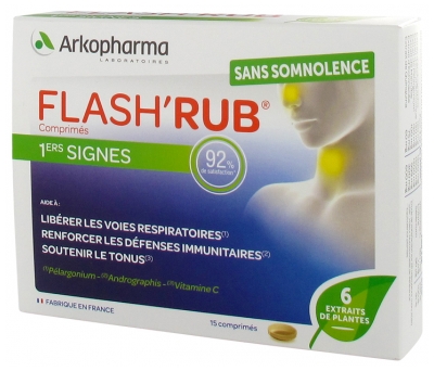 Arkopharma Flash'Rub 15 Tablets