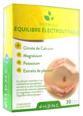 H.D.N.C Electrolytic Balance 30 Tablets (to consume preferably before the end of 08/2022)
