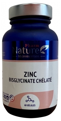 Pharm Nature Zinc Chelate Bisglycinate 60 Capsules