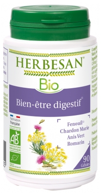 Herbesan Bio Bien-être Digestif 90 Gélules