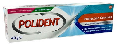 Polident Corega Protection Gencives Crème Adhésive pour Prothèse Dentaire 40 g