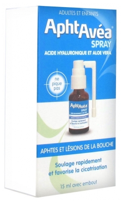 AphtAvéa Acide Hyaluronique Et Aloe Vera Spray 15 ml