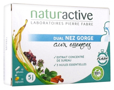 Naturactive Dual' Nez Gorge aux Essences 10 Gélules + 10 Capsules