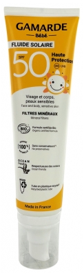 Gamarde Bébé Aurinkovoide SPF50 Korkea Suoja Bio 100 ml